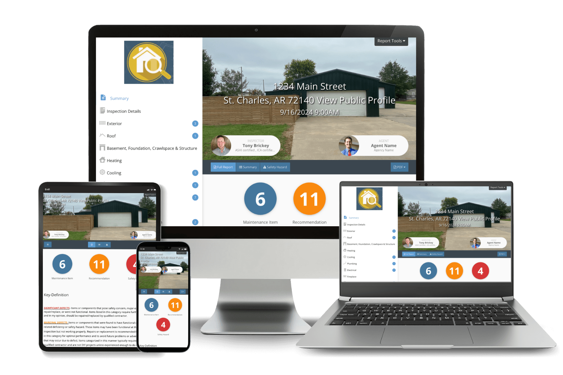 southeast home inspections sample inspection report mockup